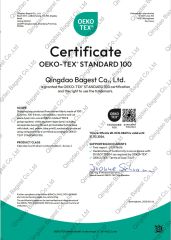 Oeko-tex 100 for non woven and cotton certificate from Qingdao Bagest Co., Ltd.