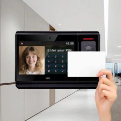 Linux Based 7" Touch Screen WiFi Time Attendance Device Biometric Access Control with MIFARE Door Access Card Reader - Image 4