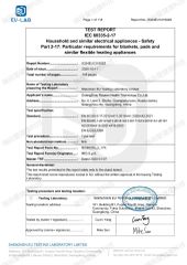 CE-test report certificate from Guangzhou Raysen Health Technology Co., Ltd.