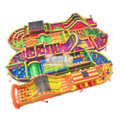 Outdoor Games Obstacle Course Inflatable Game for Party Rental - Image 1
