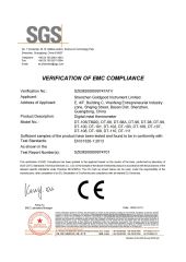 CE certificate of digital meat thermometer certificate from Shenzhen Goldgood Instrument Limited