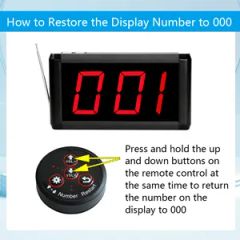 Wireless Number Calling System Restaurant Pager Queue Management System Thermal Printer - Image 5
