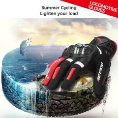 Super Breathable Materials Motorcycle Gloves Origin China Style Striped Gender Unisex Sport Cycling Size M,L,XL,XXL Model NO. - Image 1