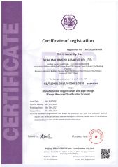 certificate2 certificate from Yuhuan Jingyilai Valve Co., Ltd.