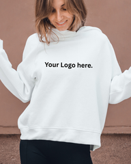 Classic White Oversized Hoodie – Cozy Streetwear Sweatshirt for Casual & Minimalist Style - Image 1