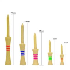 Costom Step Down Golf Tees Graduated Castle Tee Height Control Tool Golfer Gifts Golf Practice Training Aids - Image 1