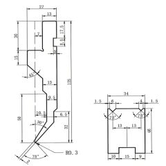 Press Brake Radius Tool for Pipe Bending Applications Condition New Material Iron Origin Jiangsu Trademark DURAMA HS Code - Image 6