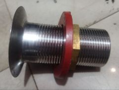 Stainless Steel Sink Waste Coupling, Half Thread Color Silver Finish Glossy Diameter 28 mm Pipe Size 4 Inch Material Grade - Image 2