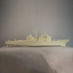 Detailed Warship Replica 3D Printed Aircraft Carrier Model Nozzle Number 1 Model NO. Custom HS Code 9023009000 Trademark - Image 3