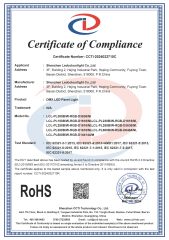 DMX LED Panel certificate of Shenzhen Ledcolourlight Technology Co., Ltd. – certificate photo, supplier certificates section
