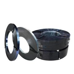 Cold Rolled Black Packaging Blue Tempered Steel Strapping - Image 2