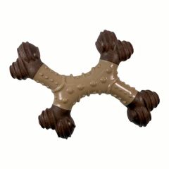 Customizable Durable Plastic Dog Toy in Irregular Bone Shape for Practice - Image 4