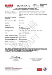 CE CERTIFICATE for CONTROL VALVE certificate from Huizheng Auto Control Valve Group Co., Ltd.