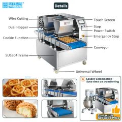 Puff Pastry Choux Custard Cream Cake Injection Forming Machine Processing Line - Image 6