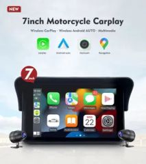 Factory Motorcycle Car Player IP67 Waterproof 7 Inch High Configuration Touch Screen Android Car DVR Bluetooth Navigation GPS Motorcycle Player - Image 5