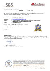 SGS certificate from Shenzhen Hisdon Technology Co.,Ltd,