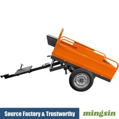 Small Farm Tiller Pulled Mini Cargo Transport Trailer for Micro Cultivators - Image 2