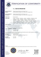 CE-washing machine certificate from Shanghai Leadworld Machinery Technology Co., Ltd.