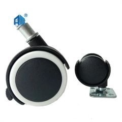 1 5 Inch 2 Inch Hardware for Furniture Caster Wheels with Brake PVC Furniture Caster Wheels - Image 5