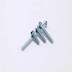 Best Price Carbon Steel Motorcycle Part Electric Bike Part Car Part Blue and White Flange Round Head Machine Engine Screws - Image 3
