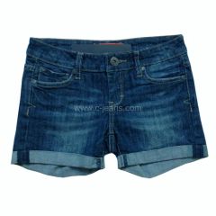 2014 Fashion Girls Sexy Hot Pant Womens Short Jeans (1414) Model Skinny Feature Lady Length Short Season Summer Gender - Canton Jeans Fashion Co., Ltd