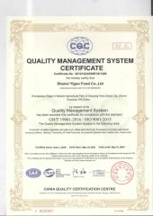 ISO9001 certificate from Shanxi Huahengchang Economic and Trade Co., Ltd.