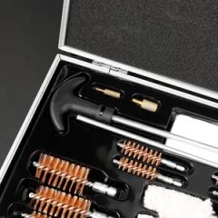 Multi-Caliber Gun Cleaning Kit Cleaner Steel Brush with Aluminum Case - Image 3
