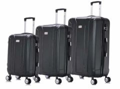 Quatity Hardshell Luggage Set for Travelling Color Black MOQ. 620sets Origin China Material ABS Shape Luggage Gender Unisex - Image 1