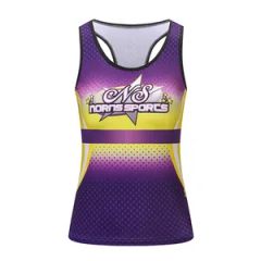 Wholesale Clothes High School Cheer Uniforms Dance Costumes Practice Tank Tops - Image 2