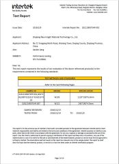 Intertek SPC Flooring certificate of Zhejiang New Insight Wood Composite Co., Ltd – certificate photo, supplier certificates section