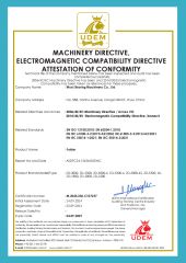 CE certificate from Wuxi Sharing Machinery Co., Ltd.