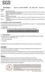 SGS-certificate certificate of Pingyun Deco Material Co., Ltd. – certificate photo, supplier certificates section
