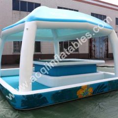 Inflatable Pool Bar Pool Inflatable Pool with Bar Min,Order 1PC Trademark AOQI Brand Name Aoqi Packing 100*50cm HS Code - Image 4