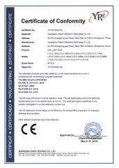 CE Certificate certificate from Guangzhou Raych Electronic Technology Co., Ltd.