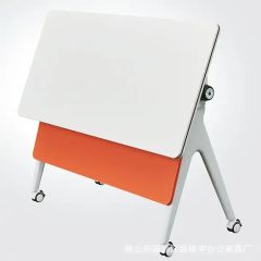 Folding Desk Mobile Conference Training Table/School Learning Desk with Wheels - Image 3