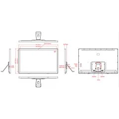 OEM/ODM Capacitive Display Vertical Horizontal Touchscreen PC Monitors All in One Android PC 32" Monitor 32 Inch Touch Screen Tablet PC - Image 5