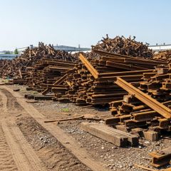 Strong Steel Used Rail Scraps Offering 98% Metal Content For Recycling Buyers Used Rail Scraps Bulk Export - Image 3