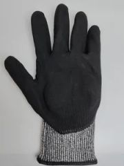 Impact Cut Resistant TPR Work Gloves Origin China Length Medium Size Customized Model NO. HY009 Color Customized Specification - Image 2
