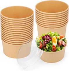Disposable Paper Bowl for Salad, Ice Cream, Yogurt, Christmas Party Events - Xinguokang Paper Co., Ltd