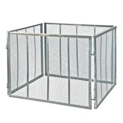 Durable Expanded Metal Mesh Backyard Compost Bin for Sustainable Garden Waste Management - Image 3