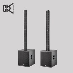 Conference Speakers Stage Audio 3.5"Neodymium Magnet Transducers Line Array Column System - Image 1