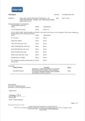 Intertek certificate from Jinan Apex Import and Export Trading Co., Ltd