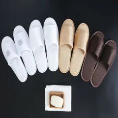 Custom Disposable Hotel SPA Soft Coral Fleece Slippers Size Medium Model NO. 1 Origin China Type Slipper Feature Soft Thickness - Image 3