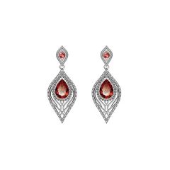 Mysterious Feather Silver Jewelry Set with Ruby Color Silver Shape Animals Style Fashion HS Code 71171900 Trademark - Image 5