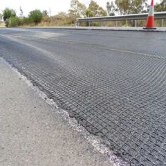 Bitumen Coating Road Paving Material Fiberglass Geogrid Width 1-6m Color Black Origin China Size 50X50kN/M HS Code - Image 3