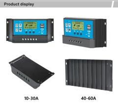 Factory Price 12V 24V Lead Acid Lithium LiFePO4 Battery Regulator 10A 20A 30A 40A 50A 60A PWM Solar Charger Controller - Image 4
