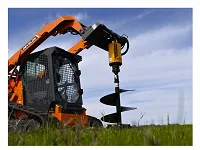 Skitdstree Attachment / 2026 Belltec Auger Drive & 9″ Rock Bit Skidsteer Attachment - Image 2
