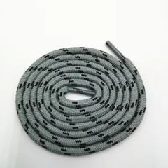 Factory Produce Polyester Braid Round Long Shoelaces for Boots - Image 1