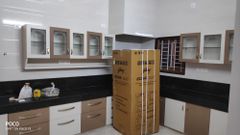 Modern Semi Modular Kitchen Services Finish Gloss Material Wooden Brand Magical Designs Kitchen Shape Straight Service Location Type - Image 7
