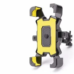 Bicycle Motorcycle Handlebar Rearview Mirror Cell Mount Bracket Mobile Phone Holder - Image 1